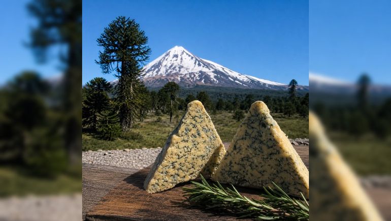 Gerardo cambió la ciudad por la cordillera y creó un queso inspirado en el volcán Lanín
