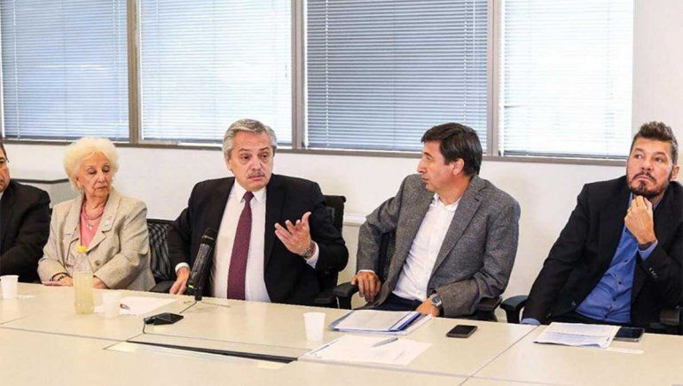 Alberto negó que se hayan subido las retenciones y anunció medidas contra el hambre