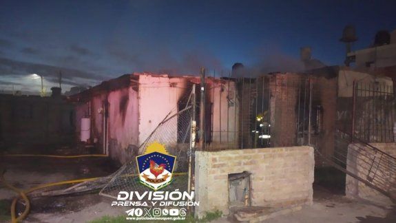 Un perrito murió en un incendio de una casa en Bouquet Roldán