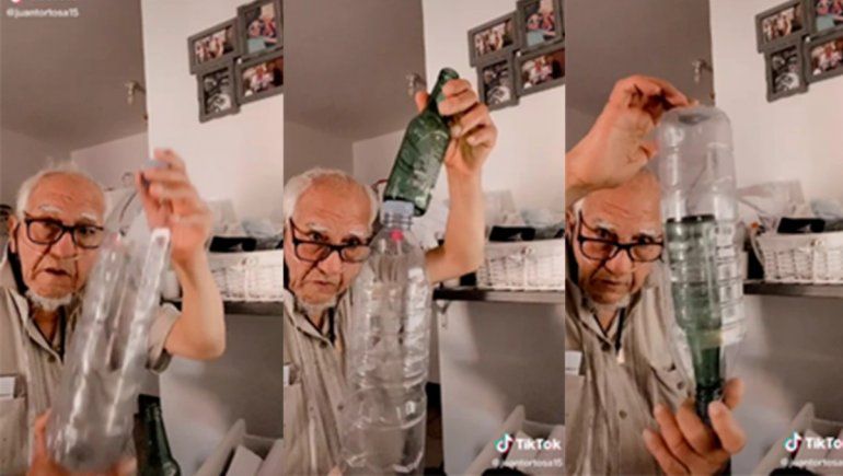 TikTok: tierno abuelito cautiva con sus trucos de magia.