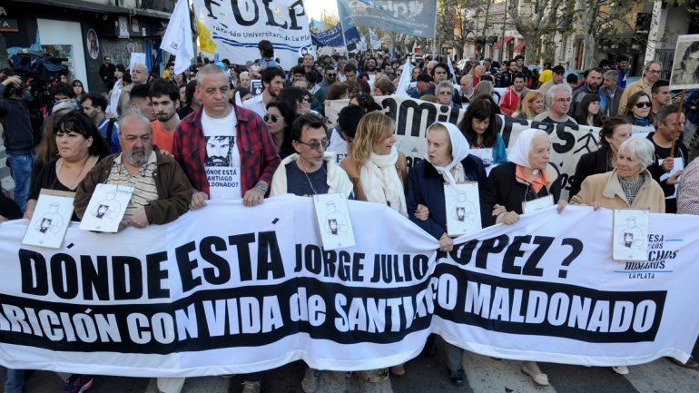 Hubo marchas por Julio López y un reclamo unificado por Maldonado