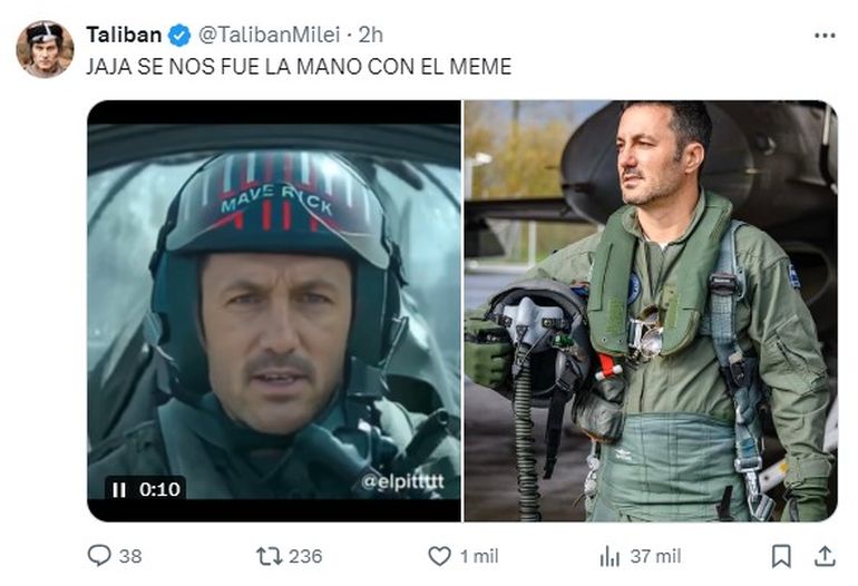 Las redes se llenaron de memes sobre la compra de aviones por parte de Javier Milei Las redes se llenaron de memes sobre la compra de aviones por parte de Javier Milei