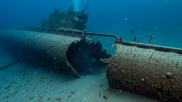 El submarino nazi hundido en la Segunda Guerra Mundial que esconde toneladas de mercurio.