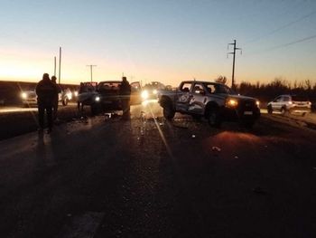 dos choques en la ruta 7 generaron caos y demoras en el camino a vaca muerta