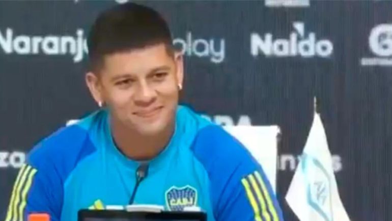 Cómo se puso Marcos Rojo ante una chicana de un periodista de River
