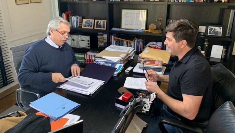 Alberto analizó expropiación de Vicentin con el interventor