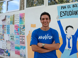 Joaquín Berrud, el joven mecánico universitario. 