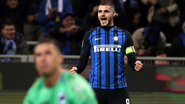 Un doblete de Icardi para el triunfo del Inter a Sampdoria