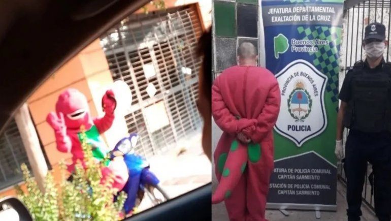 barney arrestado por jurar