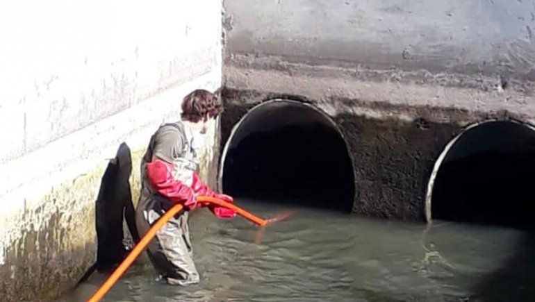 Se retiraron gran cantidad de residuos durante la limpieza del Arroyo Duran. 
