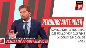 vignolo: elogios a river, reto a racing por un gesto y se va russo... vignolo: elogios a river, reto a racing por un gesto y se va russo...