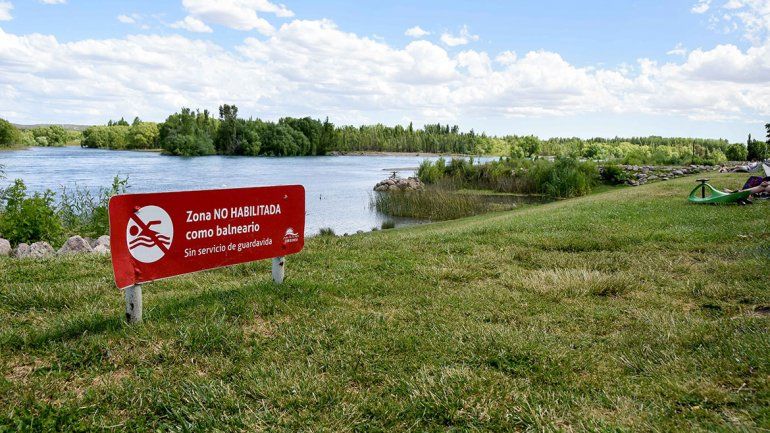 El Limay tiene 5 sitios de alto peligro para bañistas