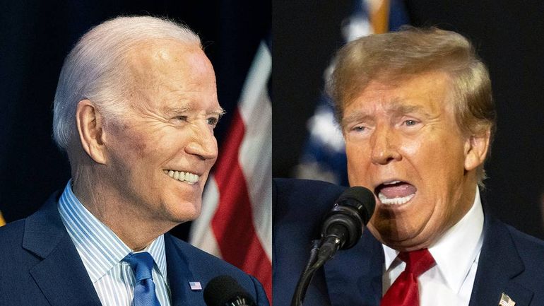 El actual presidente, Joe Biden, y el exmandatario Donald Trump. El actual presidente, Joe Biden, y el exmandatario Donald Trump.