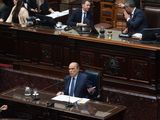 Guillermo Francos en su exposición ante Diputados