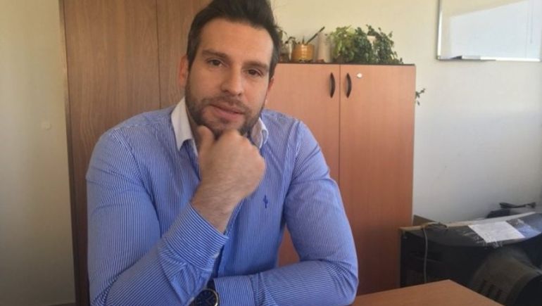 El abogado Martín Castro, que aparece en el video del escándalo judicial por supuestas coimas en Chubut. 