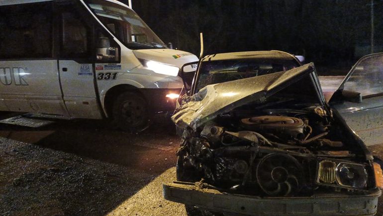 Un vuelco y un choque complicaron el tránsito en la Ruta 7