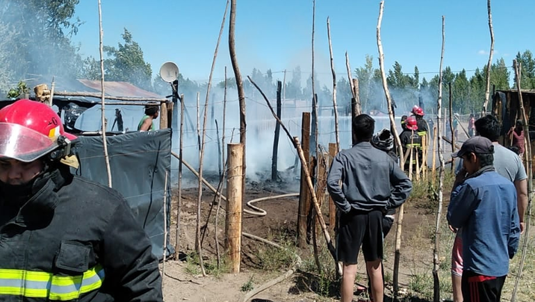 Tarde agitada para los bomberos: se quemaron dos casas