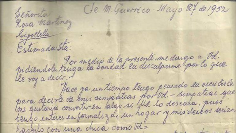 La carta con la que Italo conquistó a Rosa en 1952 se viralizó en&nbsp; Twitter.