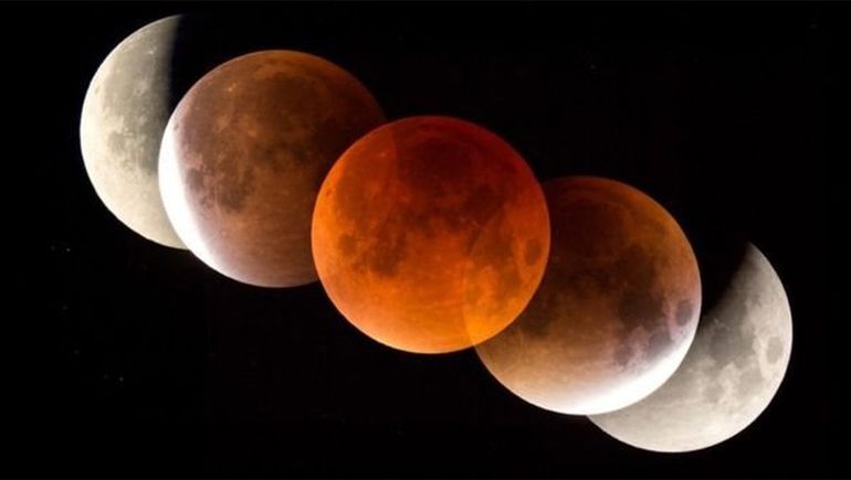 Eclipse total de luna: seguí la transmisión en vivo