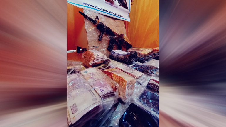 El kiosco narco fue ubicado en Cutral Co a pocos metros de una escuela