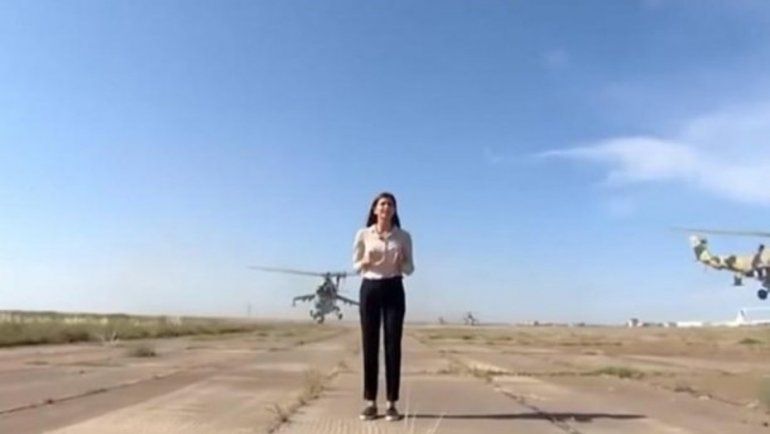 Una periodista casi muere decapitada por un helicóptero