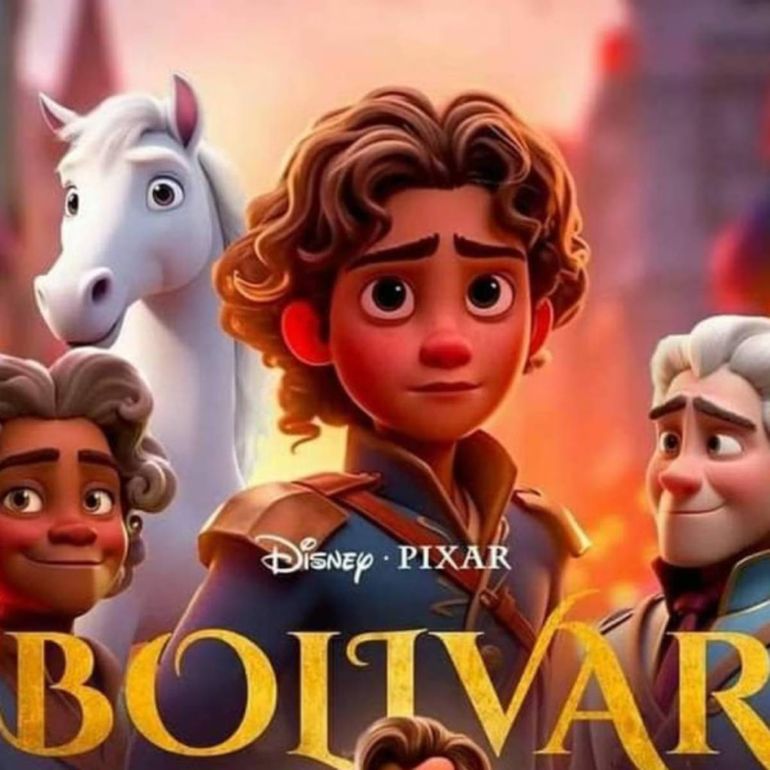 Inteligencia Artificial: ¿Simón Bolívar personaje de Disney?