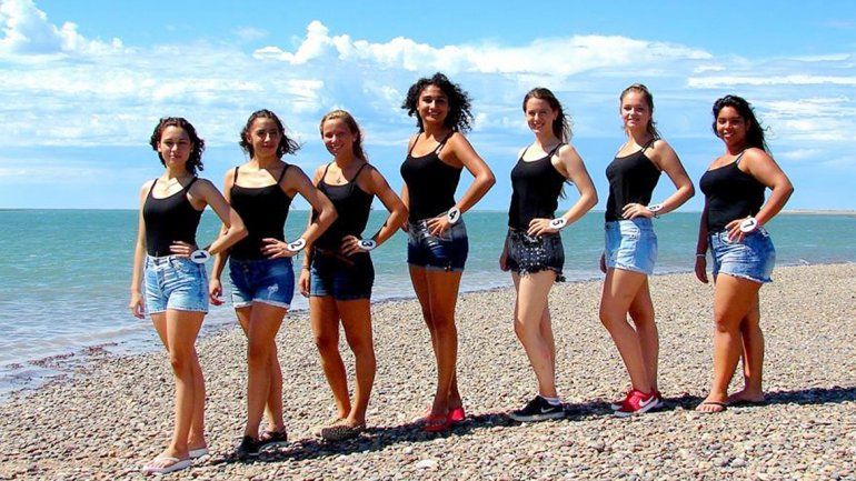 Las postulantes a reina de la Fiesta Nacional del Golfo Azul