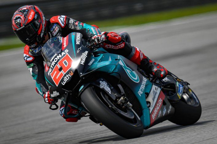 Quartararo se hizo fuerte en el viernes del Moto GP