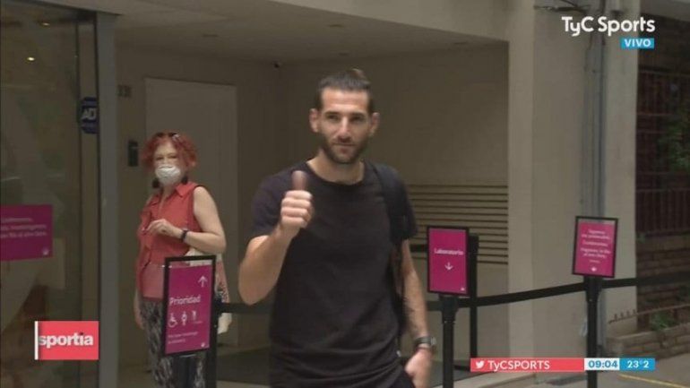 Piatti se hizo hoy la revisión médica en La Academia.