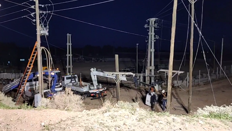 El 50% de Centenario sin luz: Se hizo todo lo posible, pero no llegamos hoy