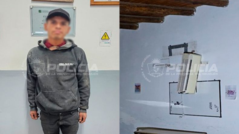Delincuente fue detenido in fraganti cuando huía tras robar en un edificio municipal | LM Neuquen Delincuente fue detenido in fraganti cuando huía tras robar en un edificio municipal