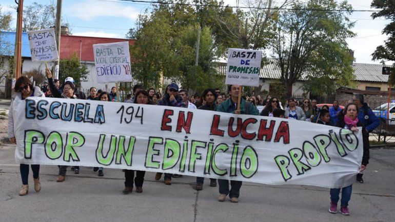 Esperan terminar la Escuela 194 de Zapala para el 2020