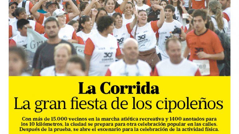 La corrida de Cipolletti