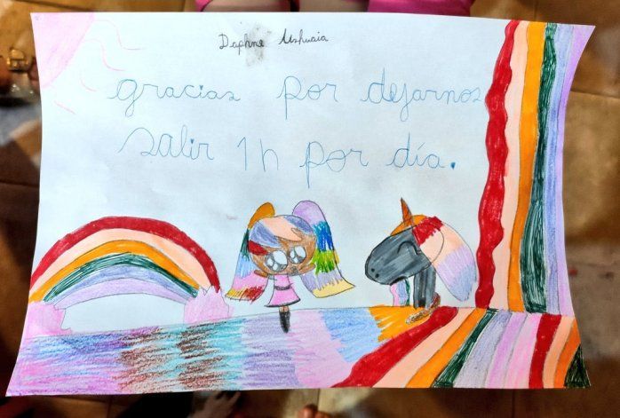 El dibujo de una ni&ntilde;a llamada Daphne