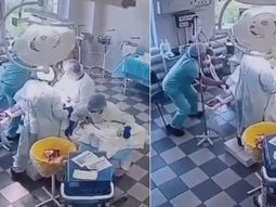 impresionante video: medicos siguieron operando durante el terremoto y salvaron a un paciente