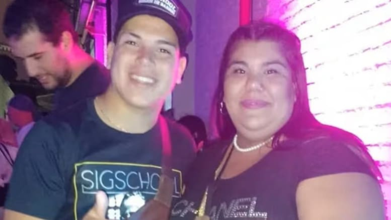 Thiago Medina y su hermana Camila 