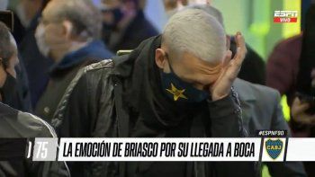 la emocion hasta las lagrimas de briasco al cumplir el sueno de jugar en boca la emocion hasta las lagrimas de briasco al cumplir el sueno de jugar en boca