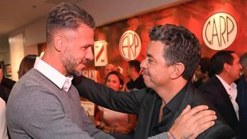 Martín Demichelis y Marcelo Gallardo Martín Demichelis y Marcelo Gallardo