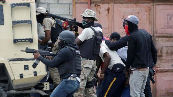 Militares y policías a los tiros en Haití: dos muertos