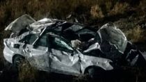 El hombre quedó atrapado en el interior del vehículo. El hombre quedó atrapado en el interior del vehículo.