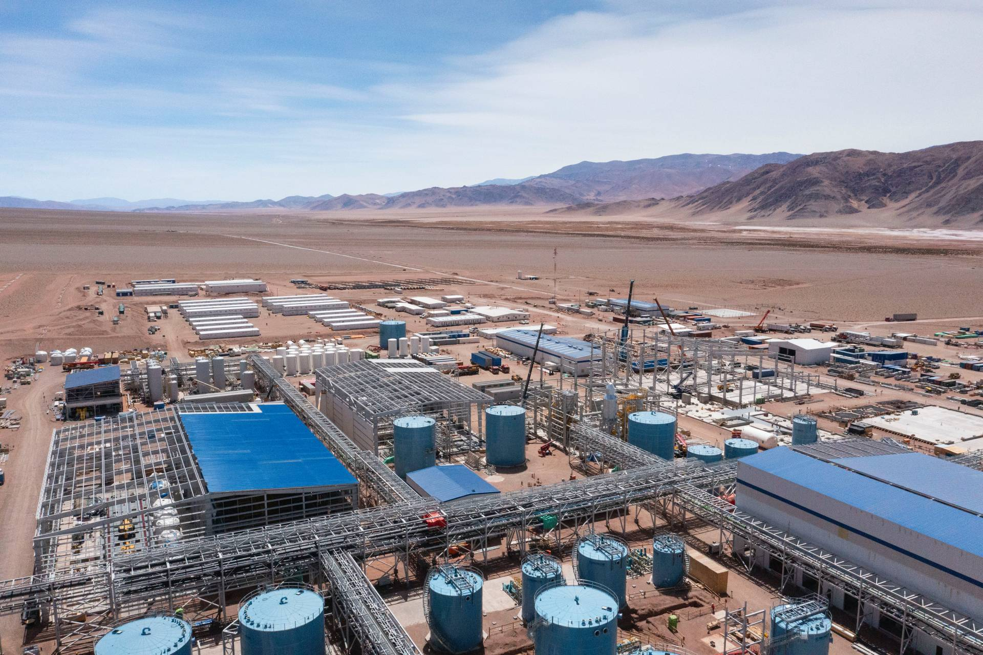 Planta de Centenario-Ratones, en la Puna salteña, que Eramet planea ampliar en 11.000 t anuales.