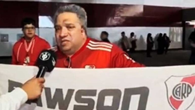 El hincha de River de Rawson