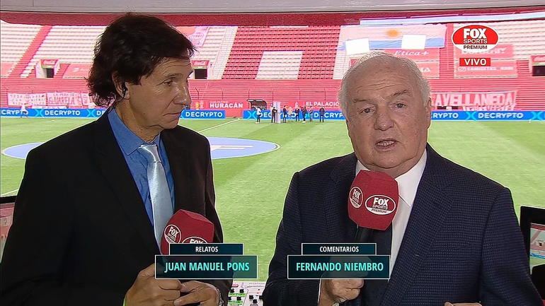 Niembro, tendencia por sus comentarios en el partido de Racing