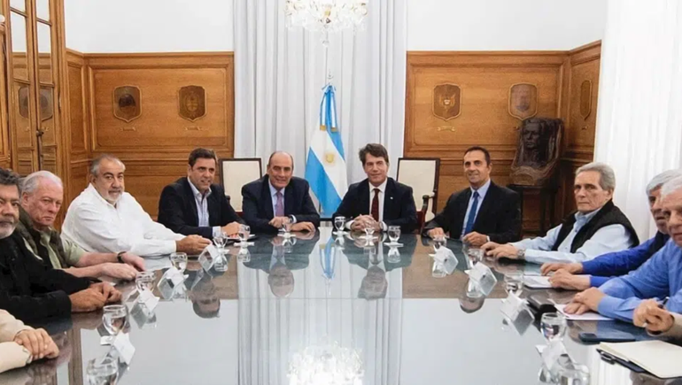 La última reunión del Gobierno con la CGT / Foto Archivo.