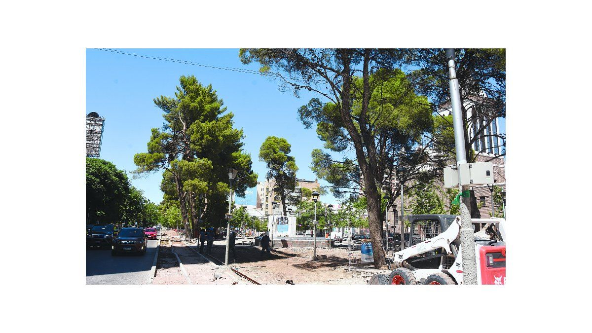 La obra pluvial sobre la Avenida