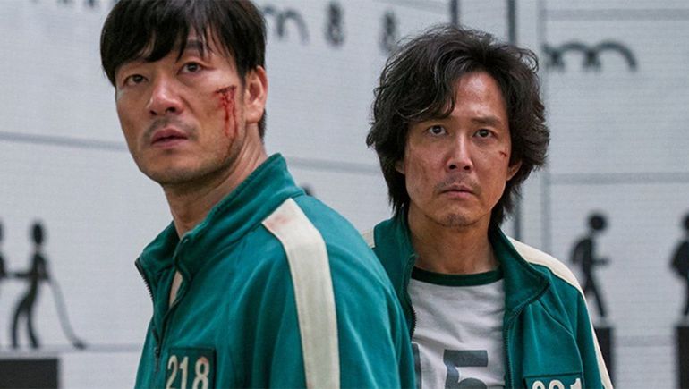 Protagonistas de la serie El Juego del Calamar