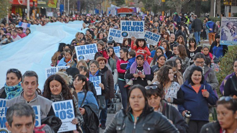 La primer marcha Ni una menos