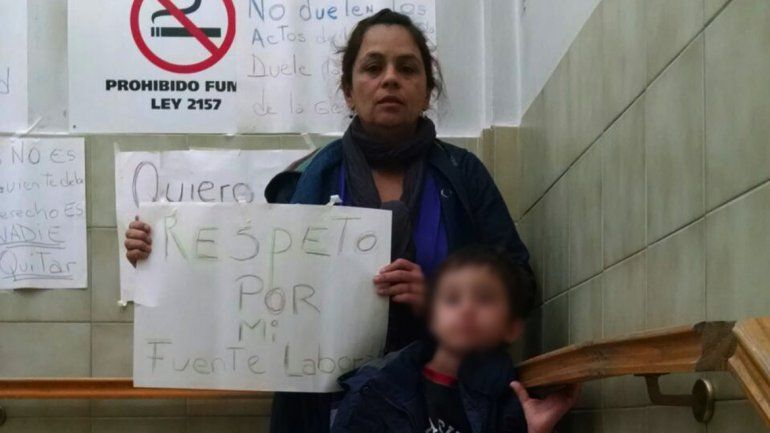 Lorena Castro exige que no la echen del trabajo en el Bouquet Roldán.