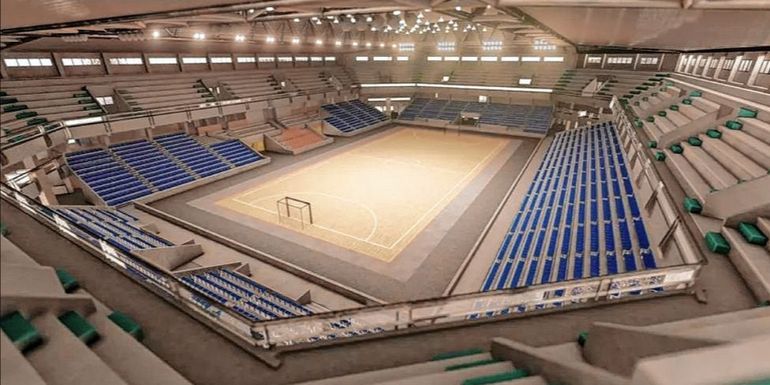 Un render que muestra como se vería el estadio Centenario de Comodoro Rivadavia si algún día está terminado. Un render que muestra como se vería el estadio Centenario de Comodoro Rivadavia si algún día está terminado. 