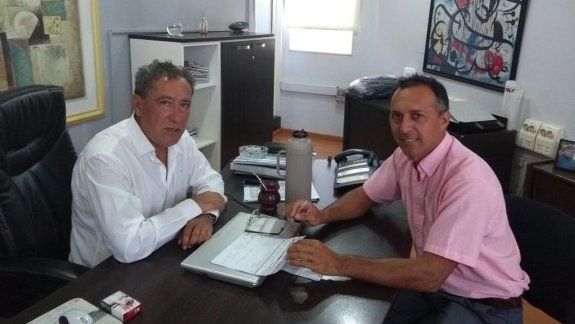 Marcelo Zúñiga se reunió con el presidente de CALF, Carlos Ciapponi.&nbsp;